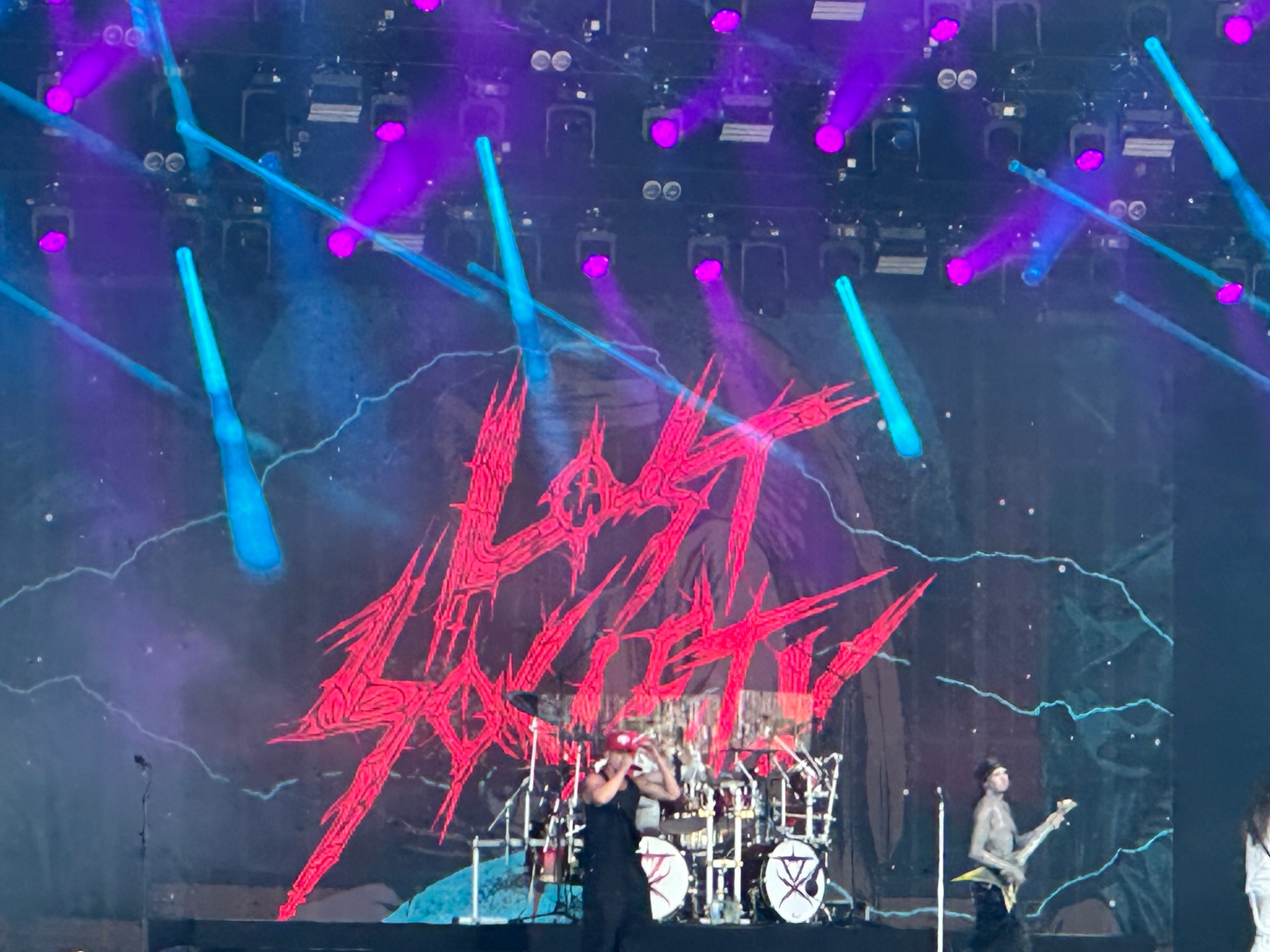 Ghettomasa performing with Lost Society on the Ruisrock 2026 main stage