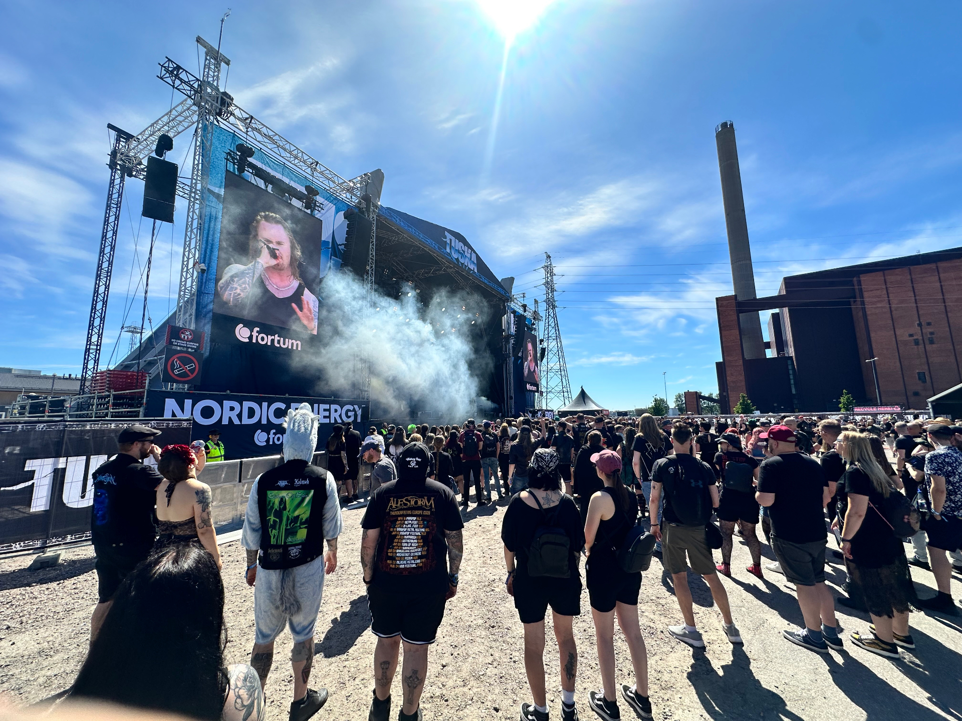 Balance Breach opening Day 2 of Tuska Festival 2026 on the Fortum / Nordic Energy main stage in Helsinki