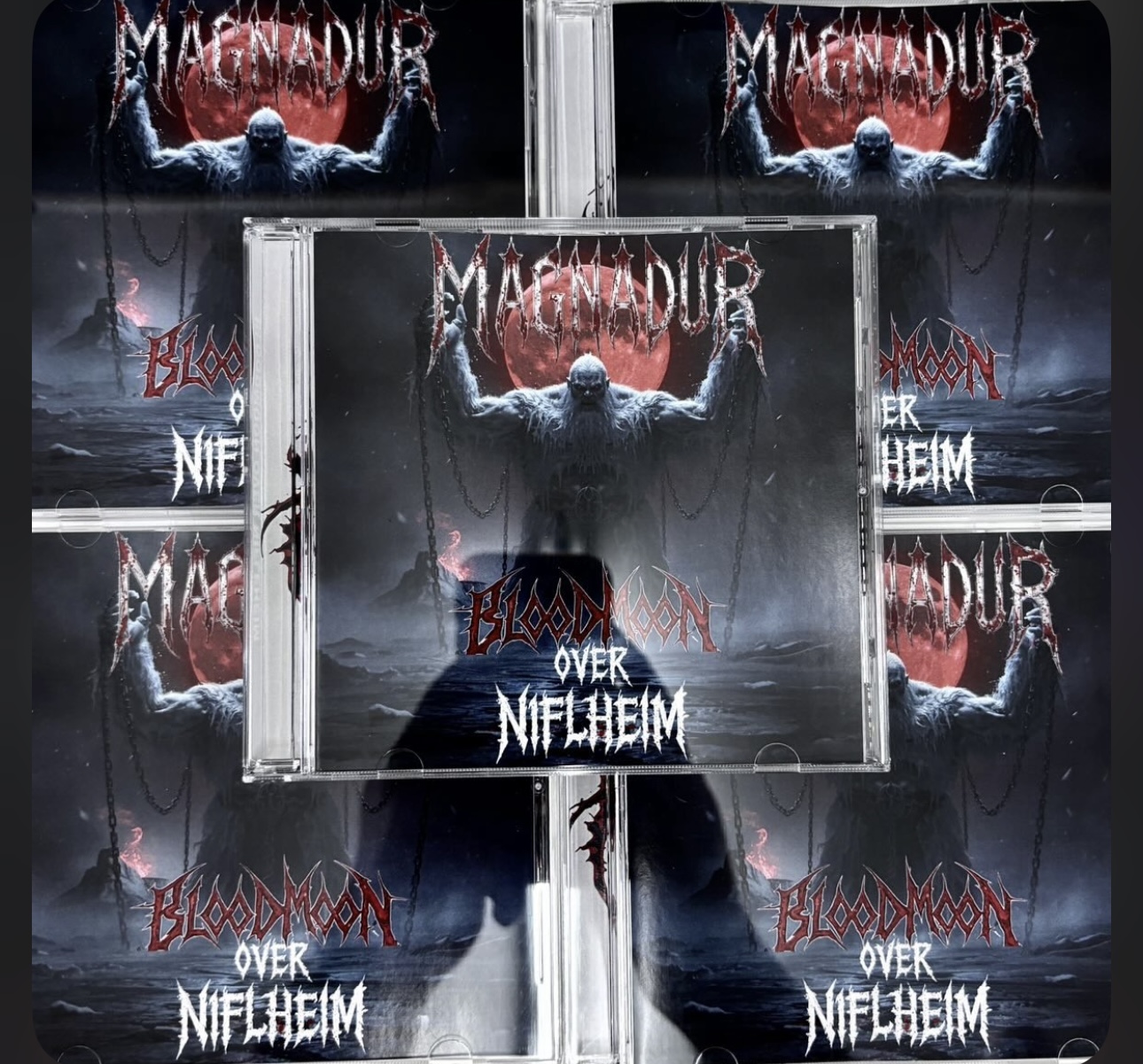 Magnadur — Bloodmoon Over Niflheim album cover