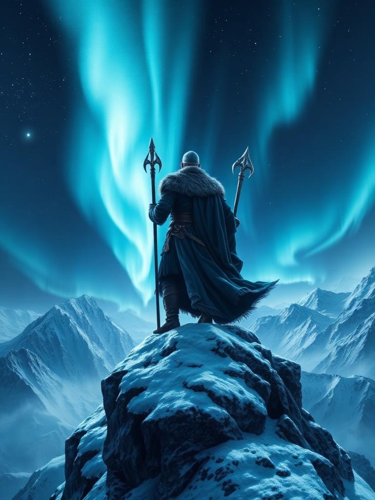 Nordic landscape artwork capturing Houruvas epic and majestic sound
